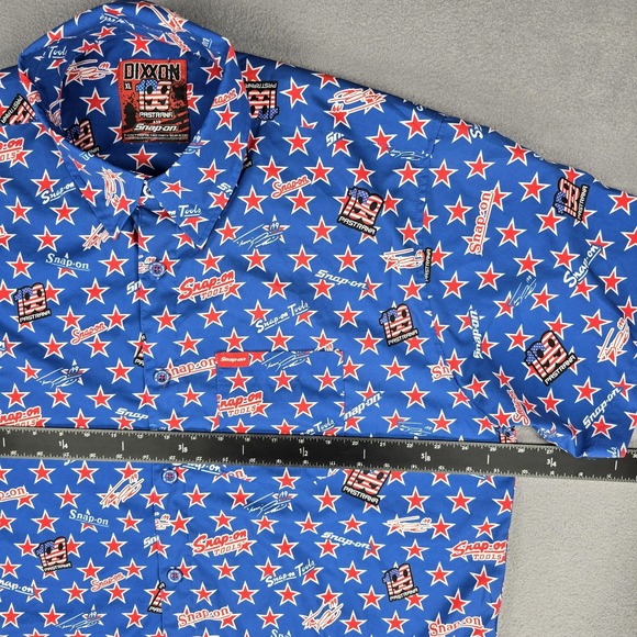Dixxon Snap-on Shirt Mens XL Travis Pastrana 199 Collab Party Blend Stars Racing - Picture 6 of 9